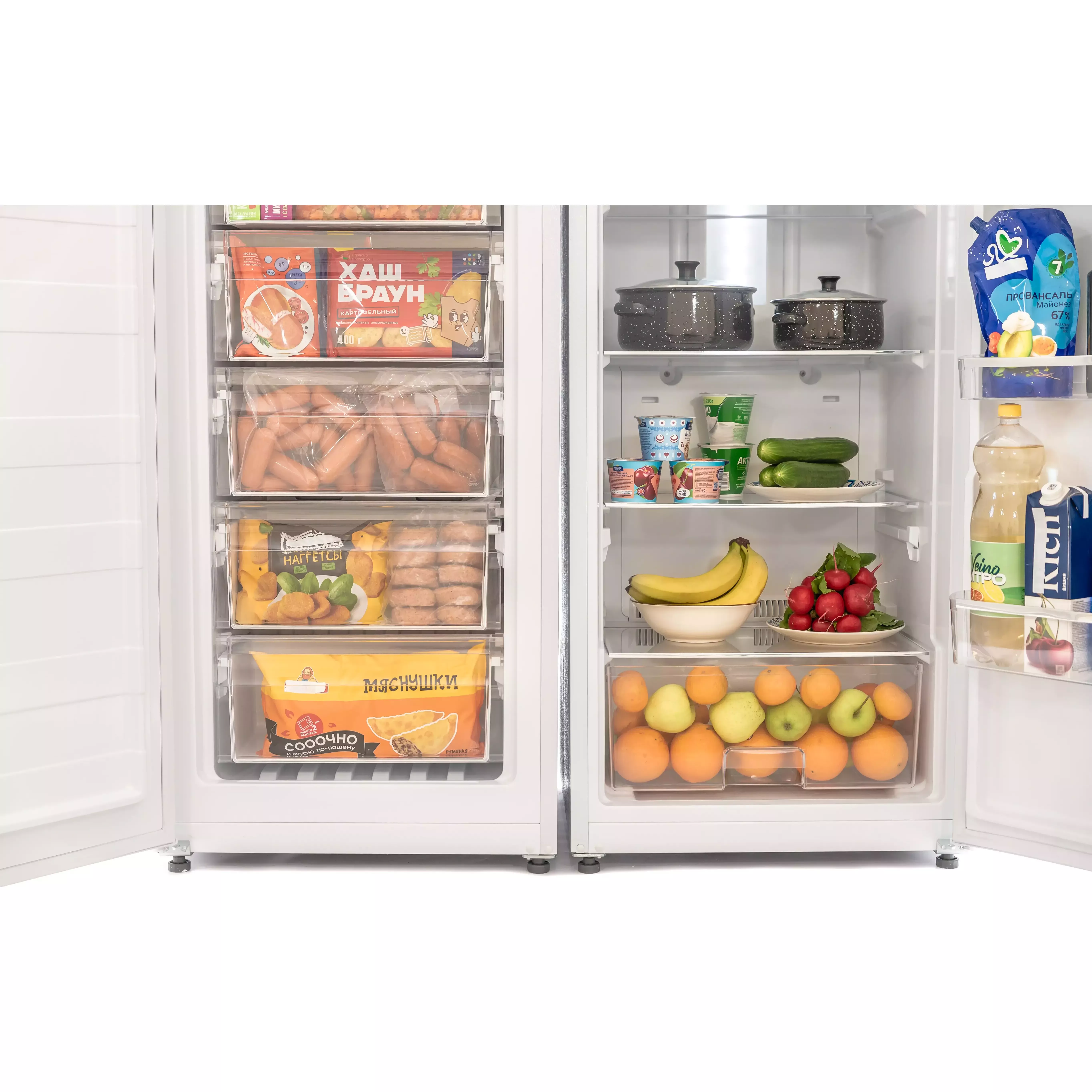 ����������� Side-by-Side SCANDILUX SBS174E01W ����� Total No Frost