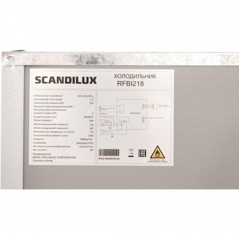 ������������ ����������� SCANDILUX RFBI218